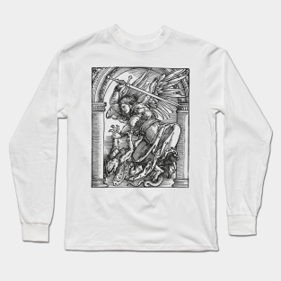 St Michael Long Sleeve T-Shirts for Sale | TeePublic